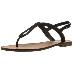 Steve Madden Black Takeaway Sandal